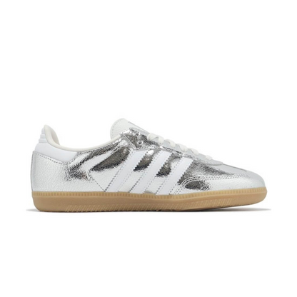 ADIDAS SAMBA OG "Silver Metallic Cracked Leather"