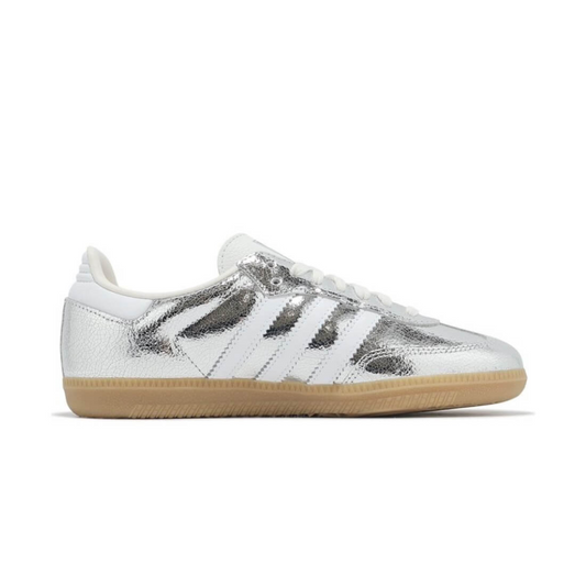 ADIDAS SAMBA OG "Silver Metallic Cracked Leather"