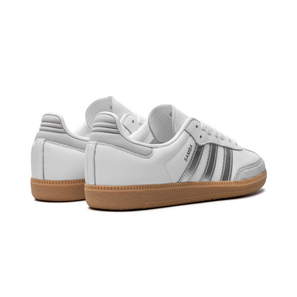 ADIDAS SAMBA "White Silver Metallic Grey"