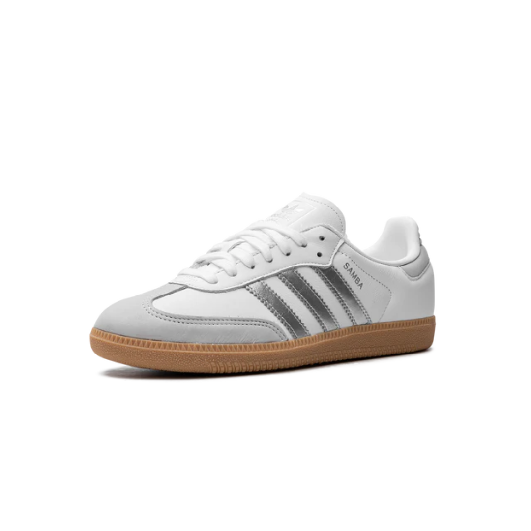 ADIDAS SAMBA "White Silver Metallic Grey"