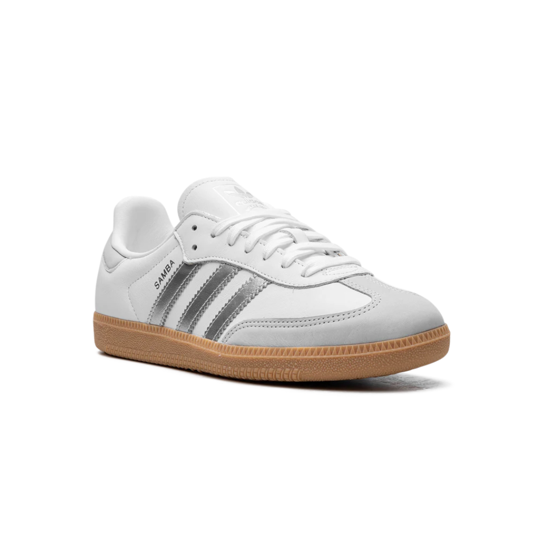 ADIDAS SAMBA "White Silver Metallic Grey"