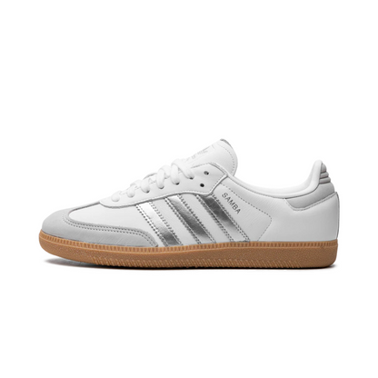 ADIDAS SAMBA "White Silver Metallic Grey"