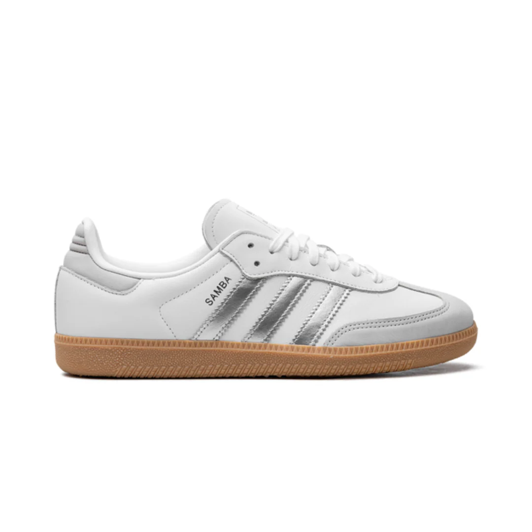 ADIDAS SAMBA "White Silver Metallic Grey"