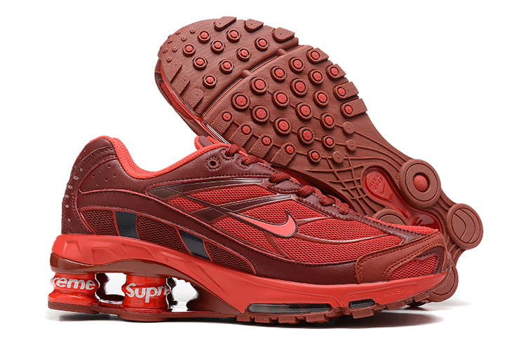 SUPREME X NIKE SHOX RIDE 2 "Red"